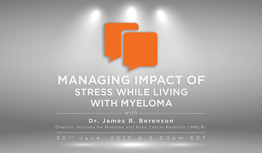 Managing impact of stress while living with myeloma with MLB Coach Don Baylor