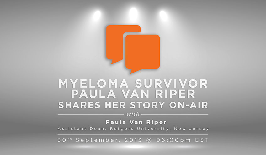 Myeloma Survivor Paula Van Riper Shares Her Story On-Air