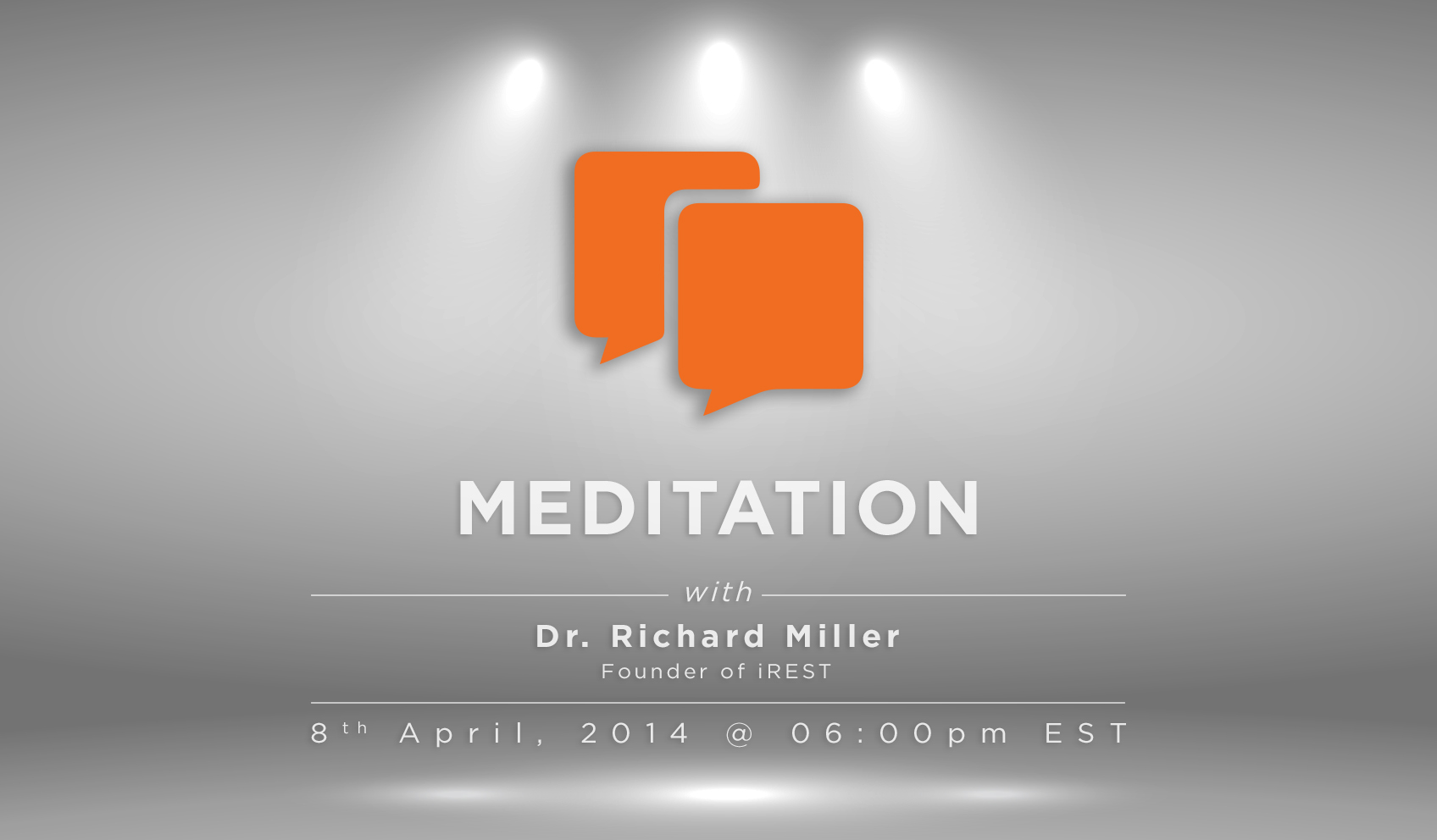 Meditation with Dr. Richard Miller of iREST – Non Dual Perspective