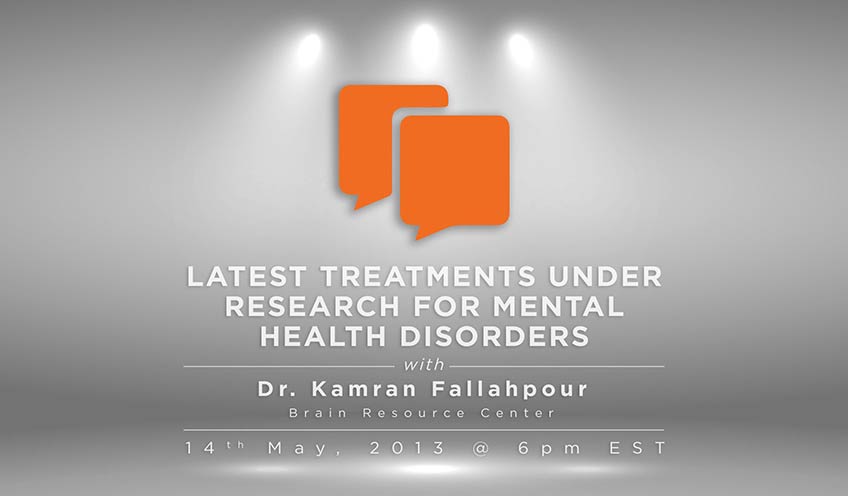 Latest Research in Brain Health with Dr Kamran Fallahpour of Brain Resource Center on Mental Health