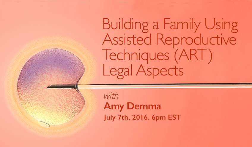 Family Building Using Assisted Reproductive Techniques (ART) : Legal Aspects